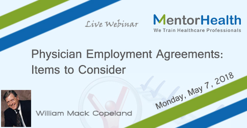 Physician Employment Agreements: Items to Consider